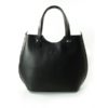 WŁOSKA TORBA ZARKA SHOPPER BAG  A4  CZARNA   SB4116N