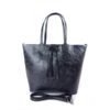 Duża torba Shopper Bag na ramię Vera Pelle  Nero czarna  SB599N